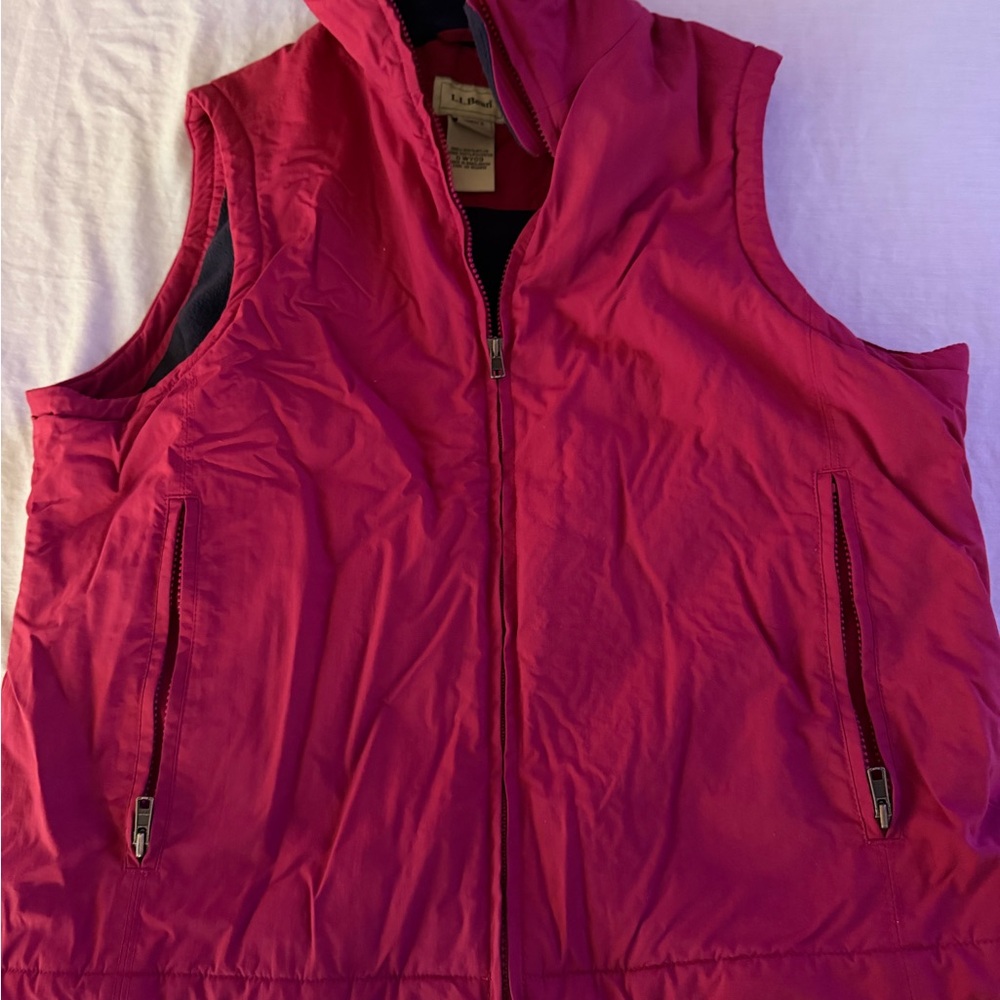 L.L. Bean Pink vintage Vest